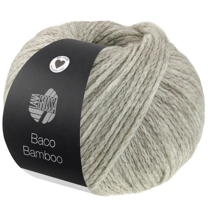 Lana Grossa Baco Bamboo, Farbe 6 Grünbeige – Merino, Sonstige Naturfasern und Yak bei Lieblingsgarn