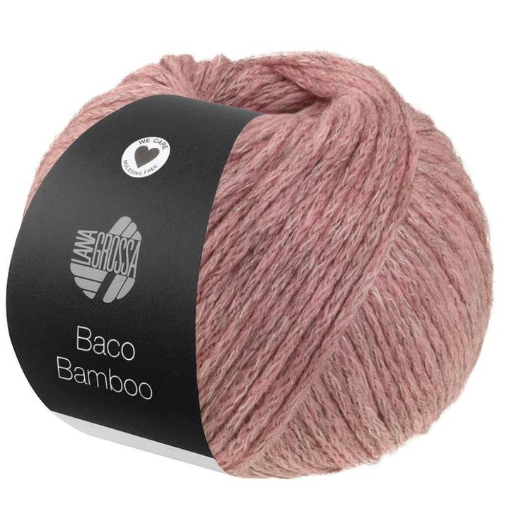Lana Grossa Baco Bamboo, Farbe 10 Altrosa – Merino, Sonstige Naturfasern und Yak bei Lieblingsgarn