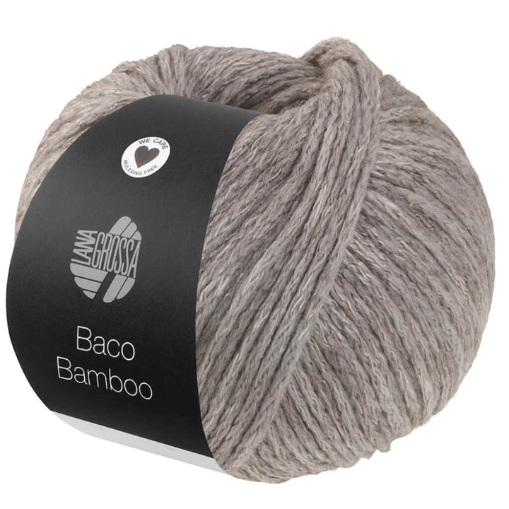 Lana Grossa Baco Bamboo, Farbe 16 Hellgrau – Merino, Sonstige Naturfasern und Yak bei Lieblingsgarn