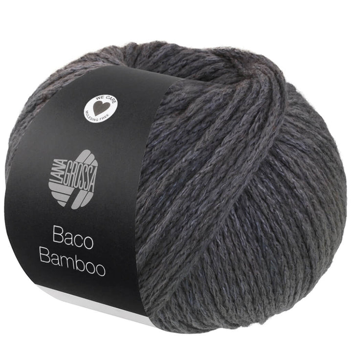 Lana Grossa Baco Bamboo, Farbe 17 Dunkelgrau – Merino, Sonstige Naturfasern und Yak bei Lieblingsgarn