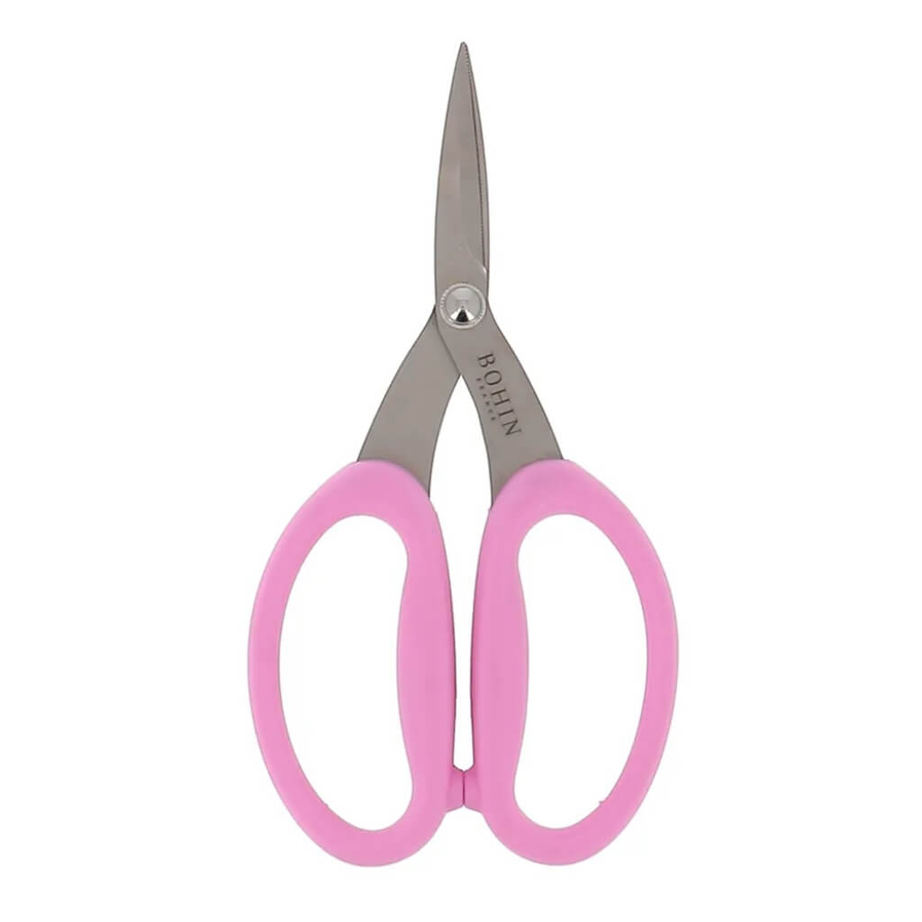 Bohin Nähschere mikroverzahnt 5cm, Farbe rosa – Metall bei Lieblingsgarn