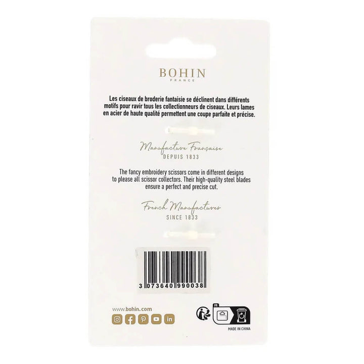Bohin Safari Stickschere 9cm bei bei bei bei Lieblingsgarn