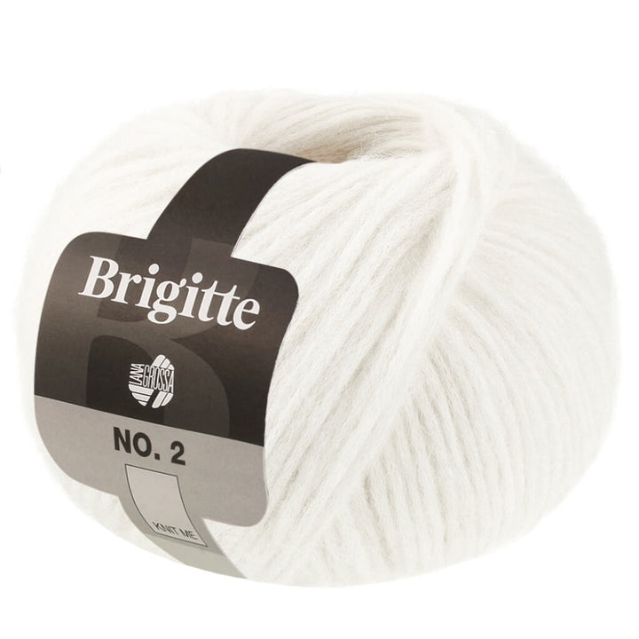 Lana Grossa 80 - Weiß Lana Grossa Brigitte No. 2 50 g Lieblingsgarn