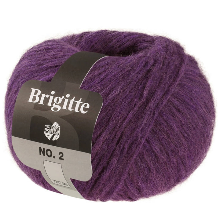 Lana Grossa 85 - Dunkelviolett Lana Grossa Brigitte No. 2 50 g Lieblingsgarn