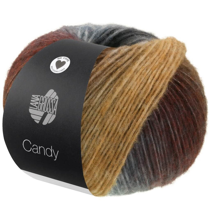 Lana Grossa Candy, Farbe 10 Hellgrau/Grau/Dunkelgrau/Schwarz/Dunkel / bei Lieblingsgarn
