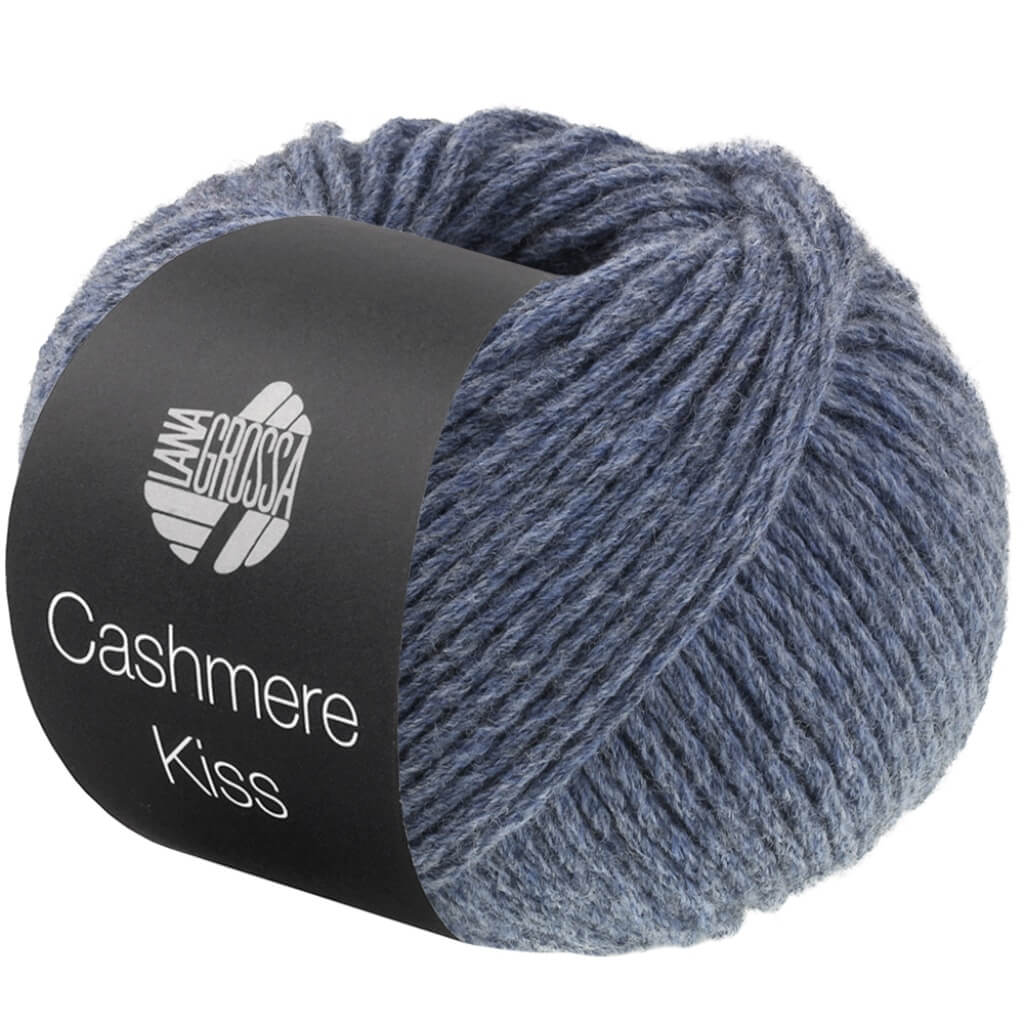 Lana Grossa Cashmere Kiss, Farbe 132 Jeansblau – Kaschmir und Merino bei Lieblingsgarn