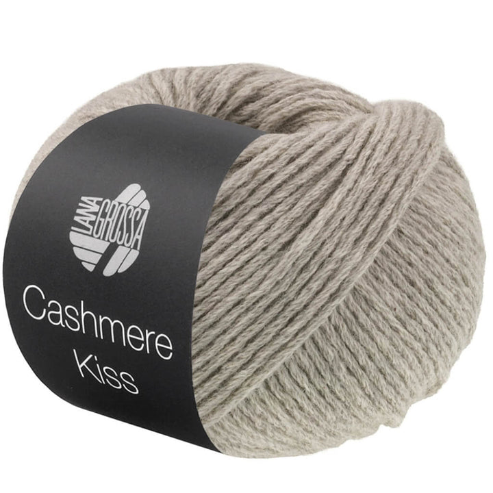 Lana Grossa Cashmere Kiss, Farbe 137 Graubeige – Kaschmir und Merino bei Lieblingsgarn
