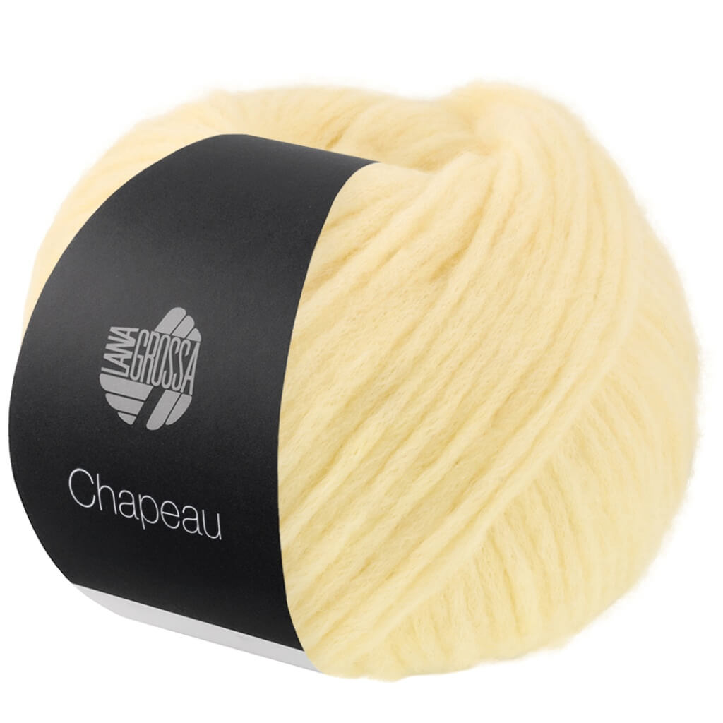 Lana Grossa Chapeau, Farbe 2 Zartgelb – Alpaka, Merino und Synthetik bei Lieblingsgarn