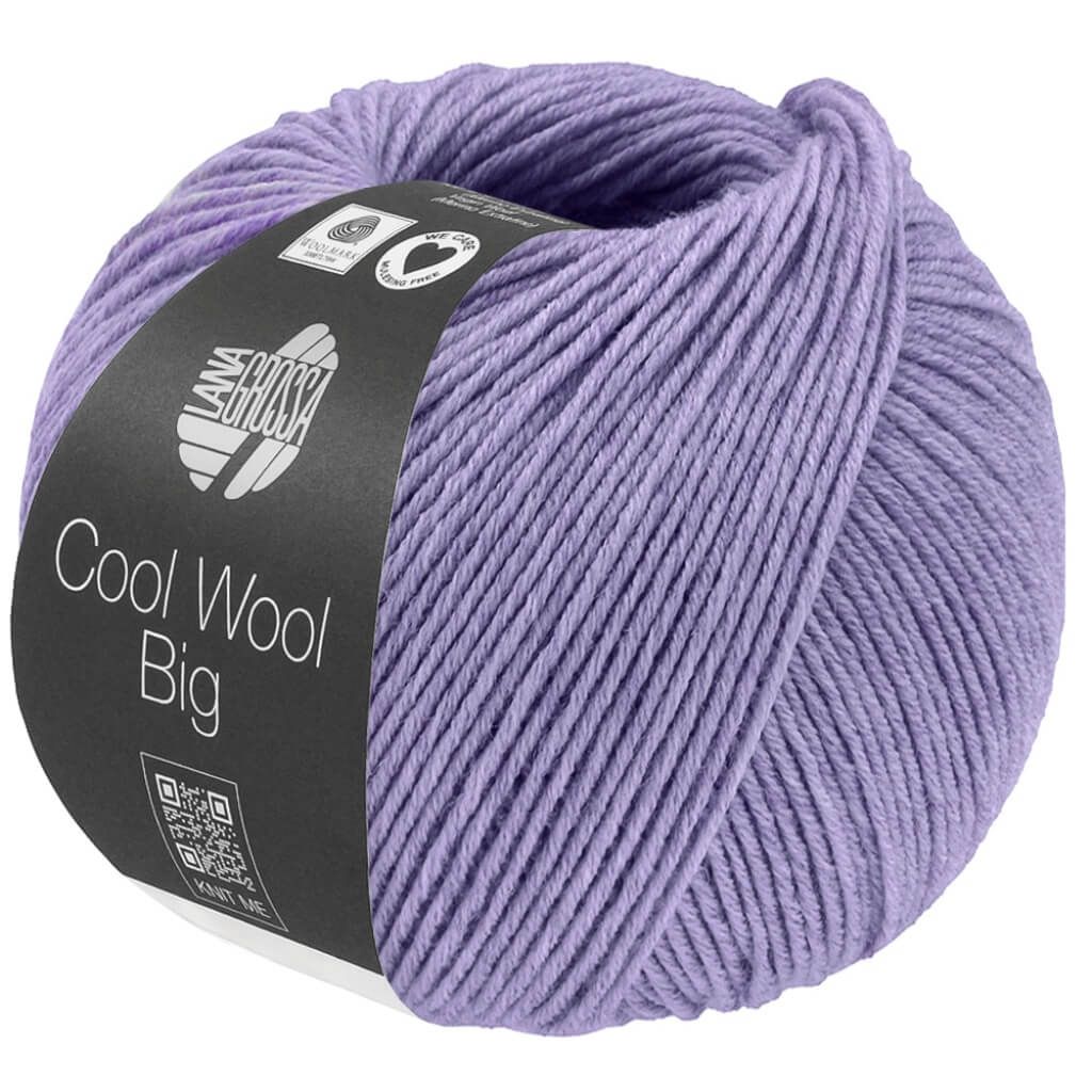 Lana Grossa Cool Wool Big, Farbe 1698 Lila meliert – Merino und Schurwolle bei Lieblingsgarn
