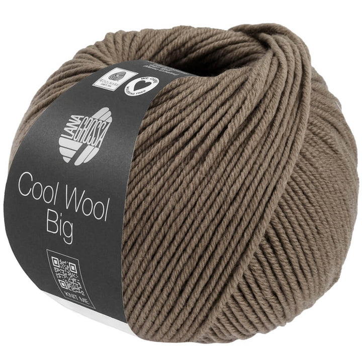 Lana Grossa Cool Wool Big, Farbe 1708 Taupe meliert – Merino und Schurwolle bei Lieblingsgarn