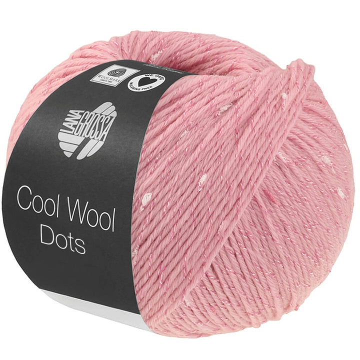 Lana Grossa Cool Wool Dots, Farbe 6 Rosa – Merino, Synthetik und Viskose bei Lieblingsgarn