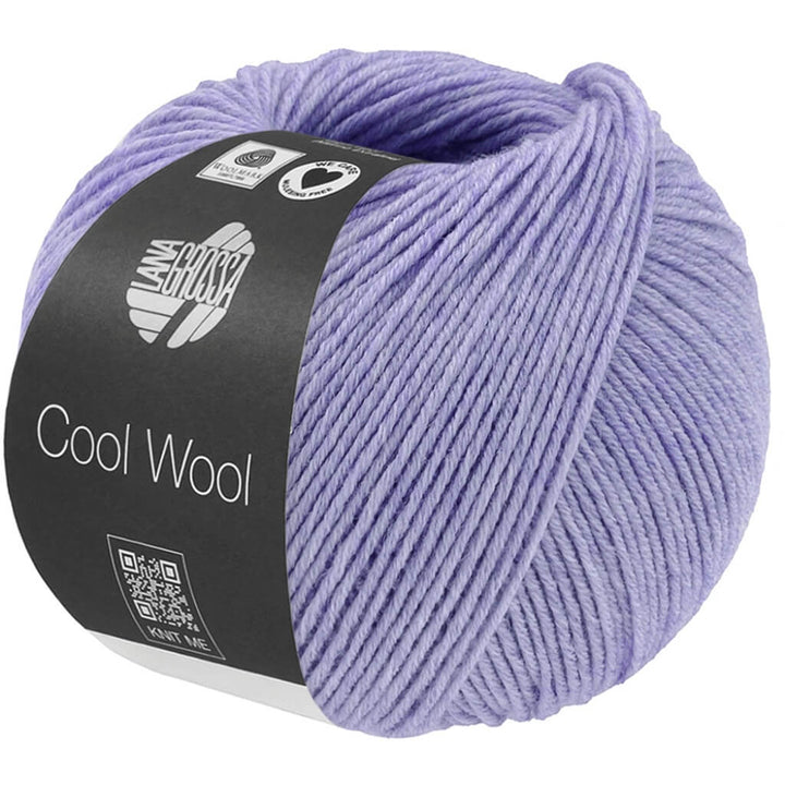 Lana Grossa Cool Wool Mélange, Farbe 1498 Lila meliert – Schurwolle bei Lieblingsgarn