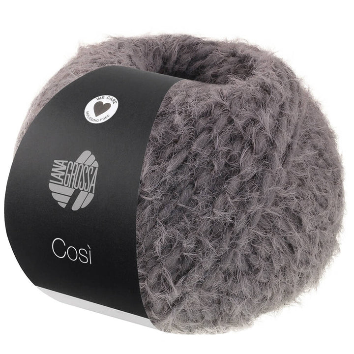 Lana Grossa Cosi, Farbe 3 Dunkelgrau – Merino und Synthetik bei Lieblingsgarn