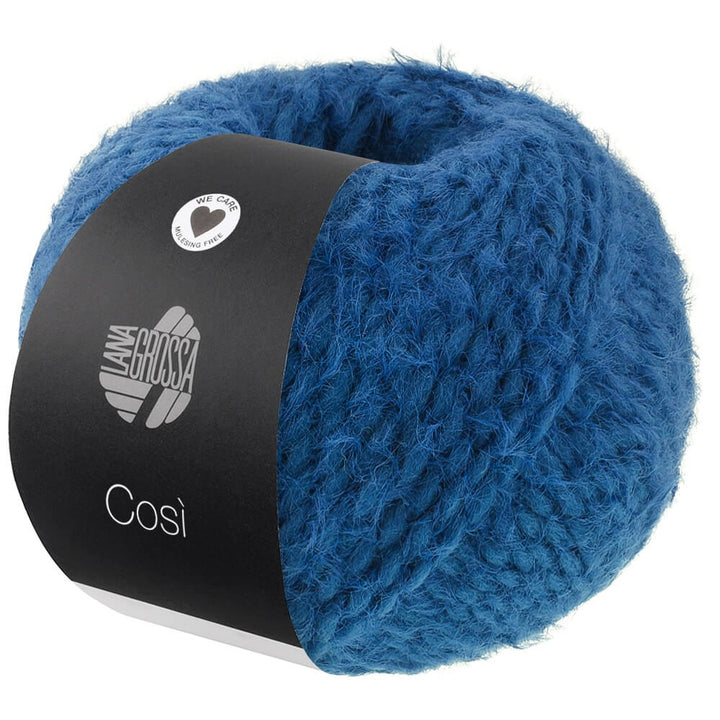 Lana Grossa Cosi, Farbe 5 Dunkelblau – Merino und Synthetik bei Lieblingsgarn