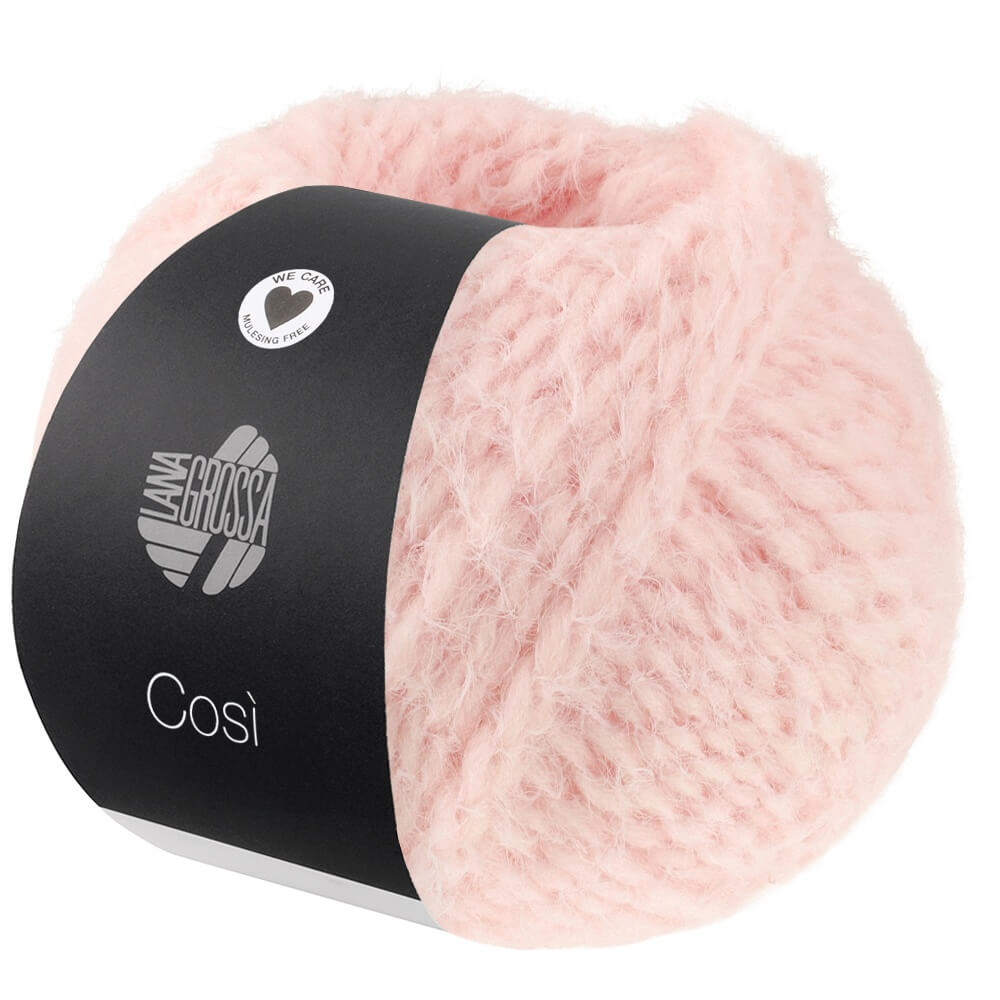 Lana Grossa Cosi, Farbe 10 Rosa – Merino und Synthetik bei Lieblingsgarn