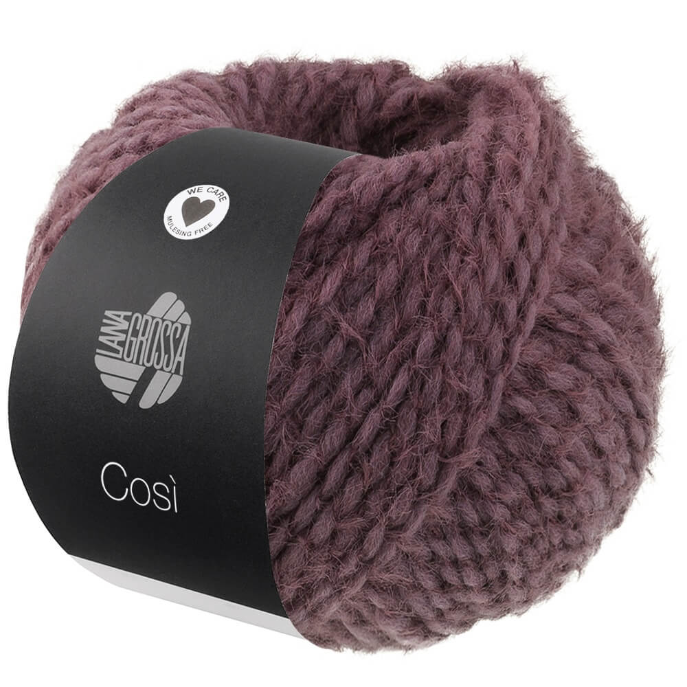 Lana Grossa Cosi, Farbe 13 Antikviolett – Merino und Synthetik bei Lieblingsgarn