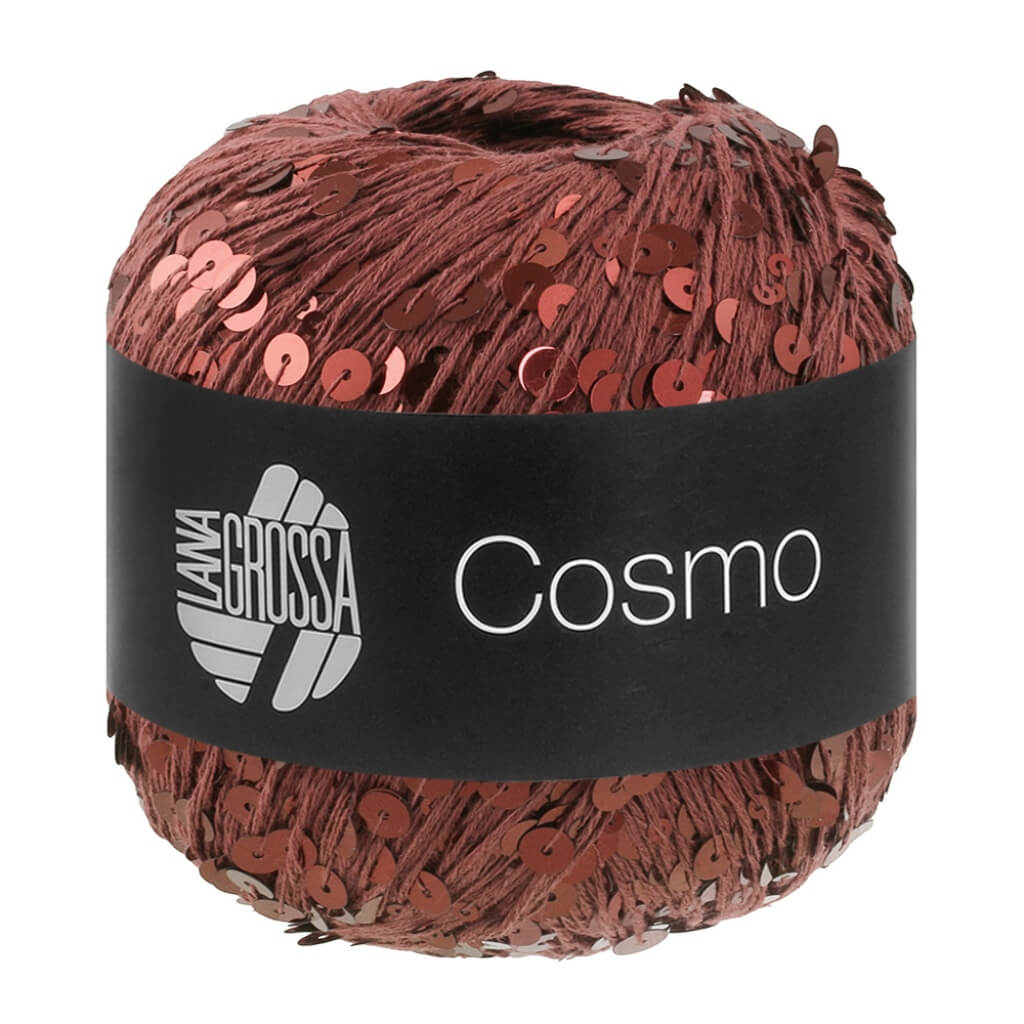 Lana Grossa Cosmo, Farbe 25 Braunrot – Baumwolle bei Lieblingsgarn