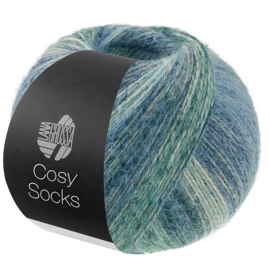 Lana Grossa 254 - Rauch-/Grau-/Hell-/Stahlblau/Hellgrau/Grau Lana Grossa Cosy Socks Dream bei bei bei bei bei Lieblingsgarn