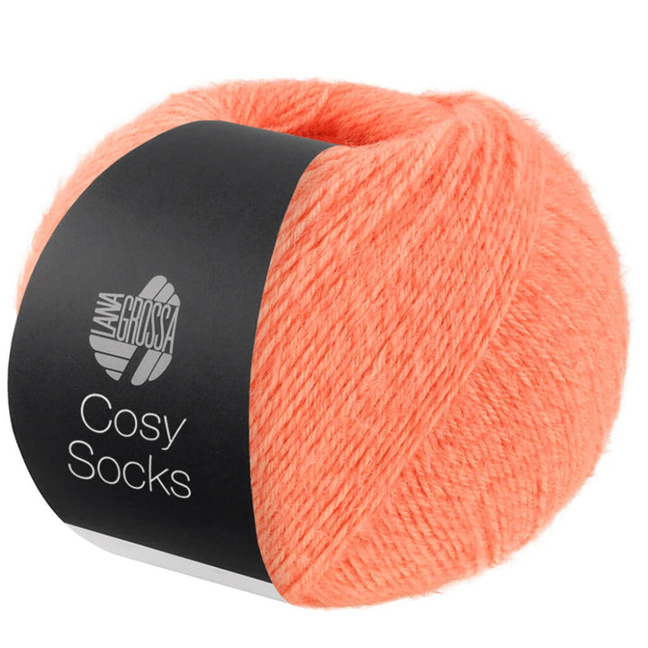 Lana Grossa Cosy Socks, Farbe 21 Lachs – Merino und Synthetik bei Lieblingsgarn