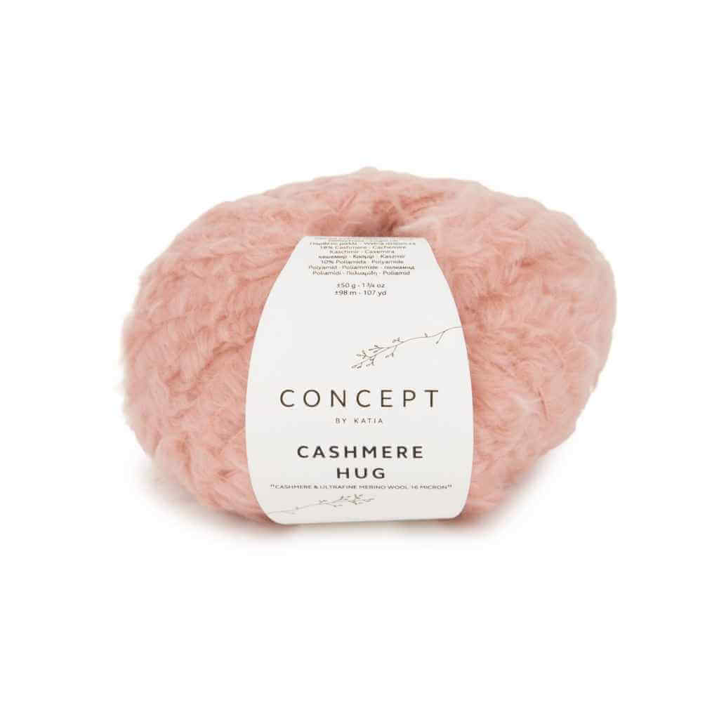 Katia Concept Cashmere Hug, Farbe 065 Rosé – Kaschmir, Merino und Synthetik bei Lieblingsgarn
