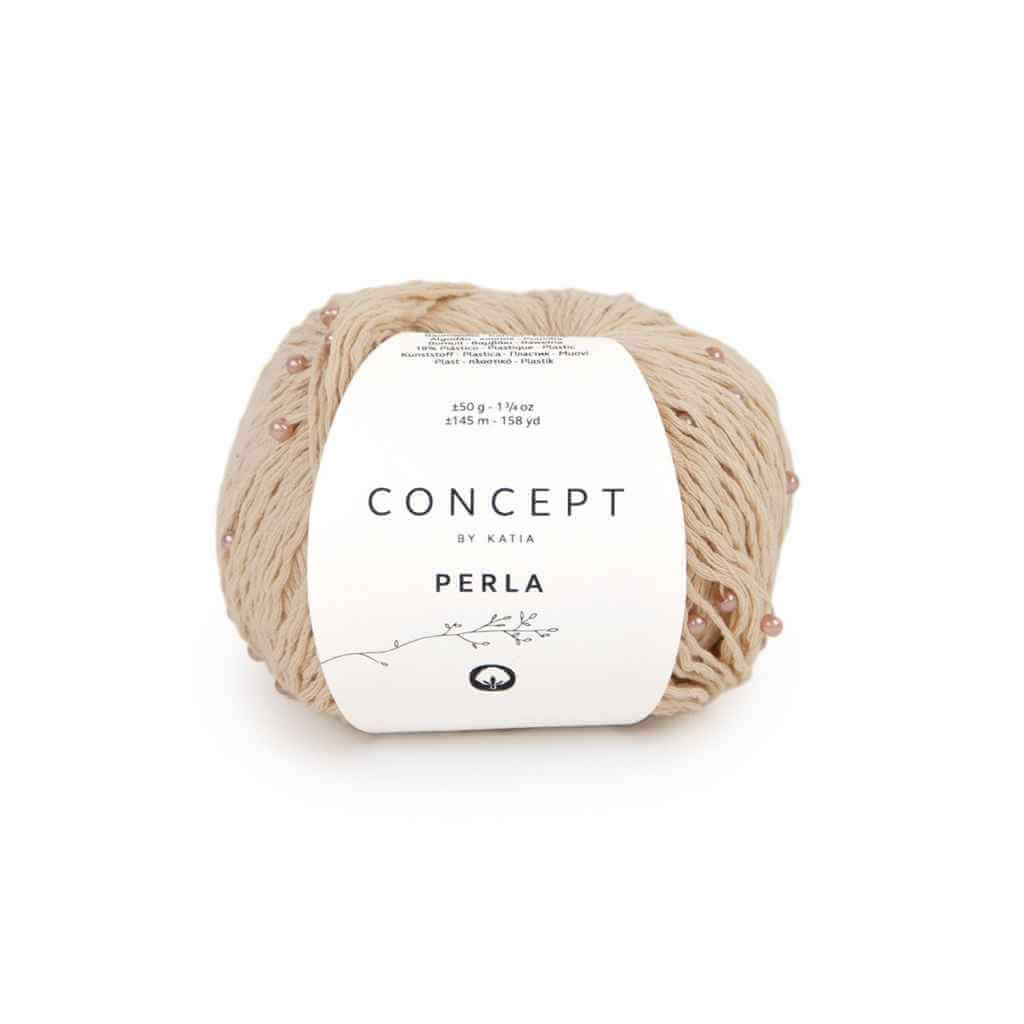 Katia Concept Perla, Farbe 105 Beige – Baumwolle und Synthetik bei Lieblingsgarn