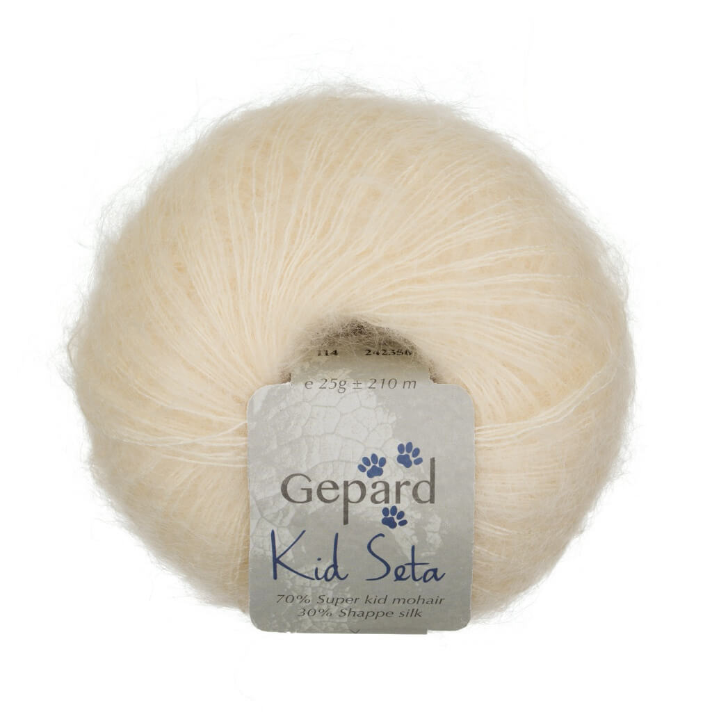 Gepard Kid Seta, Farbe 114 Pastel lemon – Mohair und Seide bei Lieblingsgarn