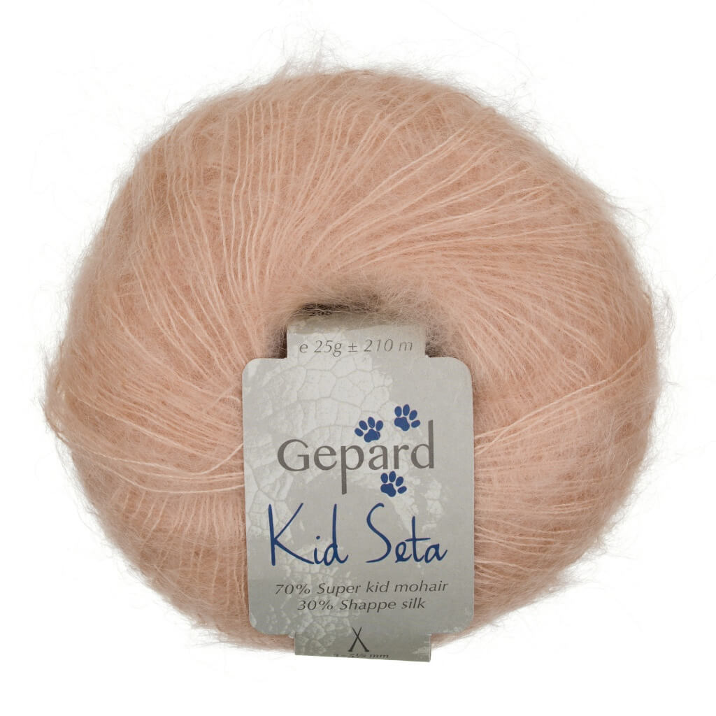 Gepard Kid Seta, Farbe 206 Peach – Mohair und Seide bei Lieblingsgarn