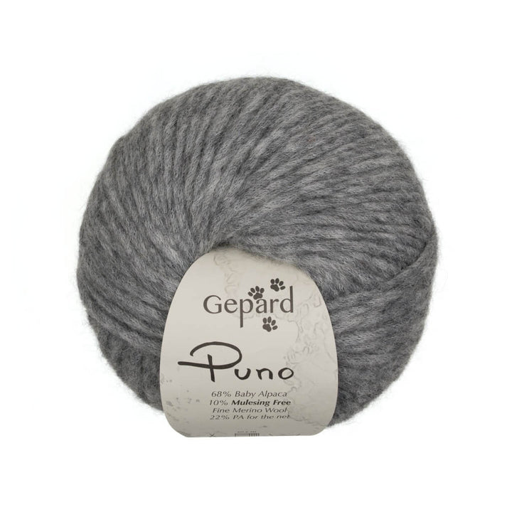 Gepard Puno, Farbe 506 – Medium Grey – Alpaka, Merino und Synthetik bei Lieblingsgarn
