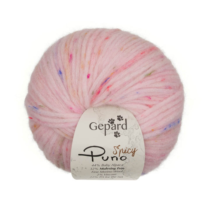 Gepard Puno, Farbe 14 – Candyfloss Krymmel – Alpaka, Merino und Synthetik bei Lieblingsgarn