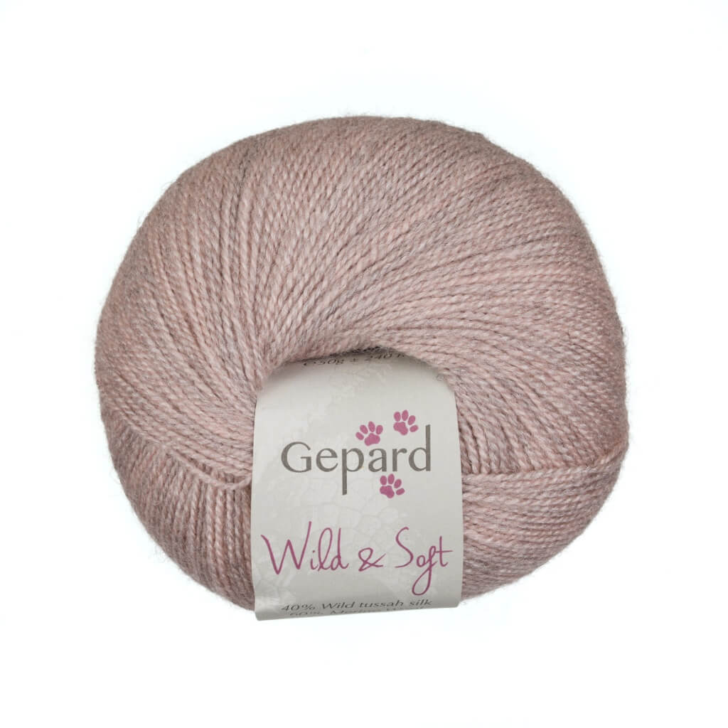 Gepard Wild &amp; Soft, Farbe 106 – Rose Stone – Merino und Seide bei Lieblingsgarn