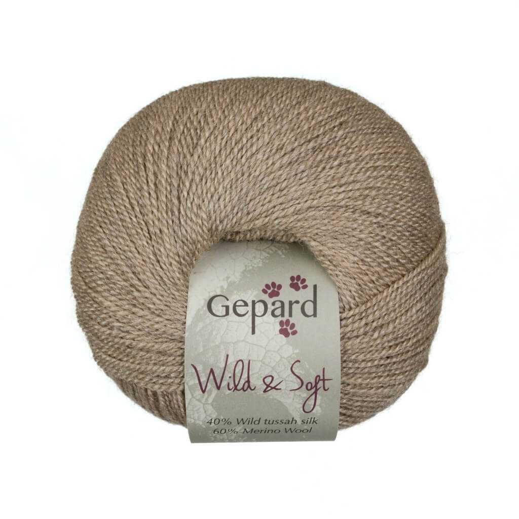 Gepard Wild &amp; Soft, Farbe 142 – Natural – Merino und Seide bei Lieblingsgarn