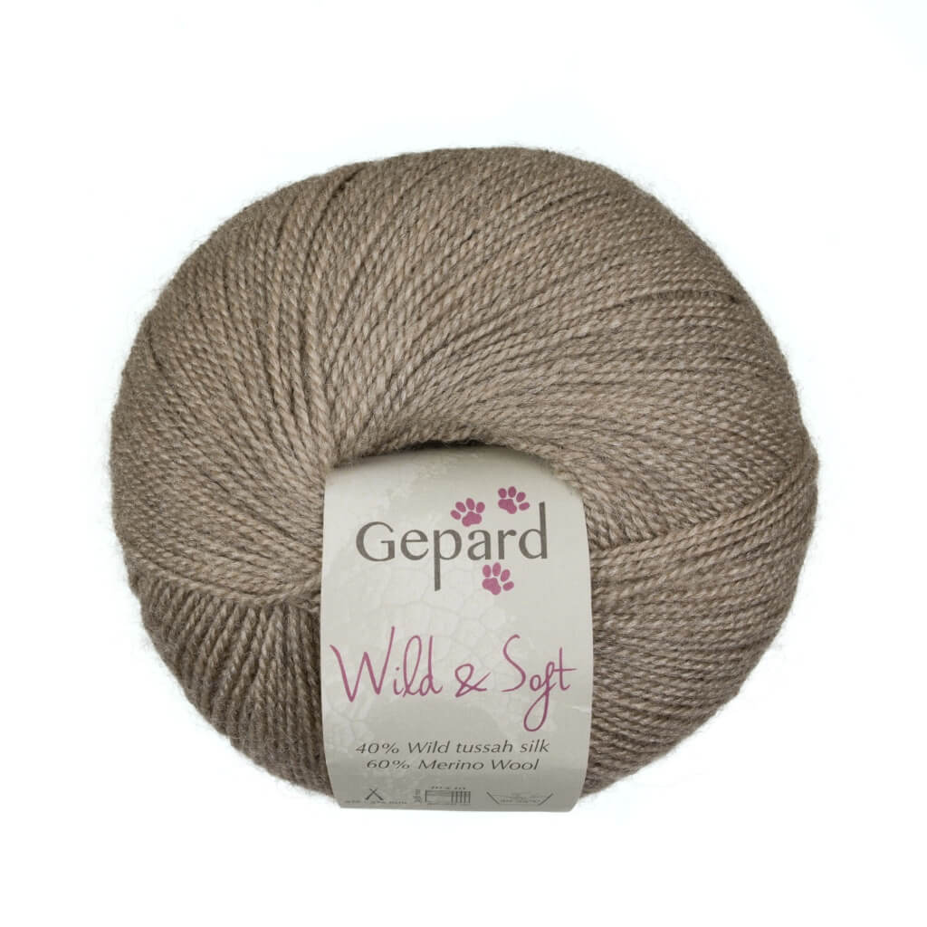 Gepard Wild &amp; Soft, Farbe 144 – Light Cream – Merino und Seide bei Lieblingsgarn