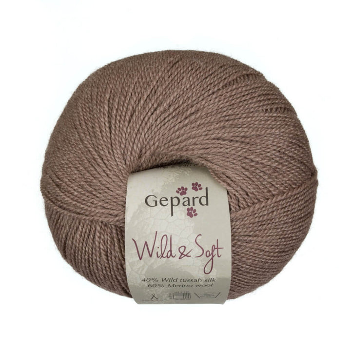 Gepard Wild &amp; Soft, Farbe 146 – Coffee Cream – Merino und Seide bei Lieblingsgarn