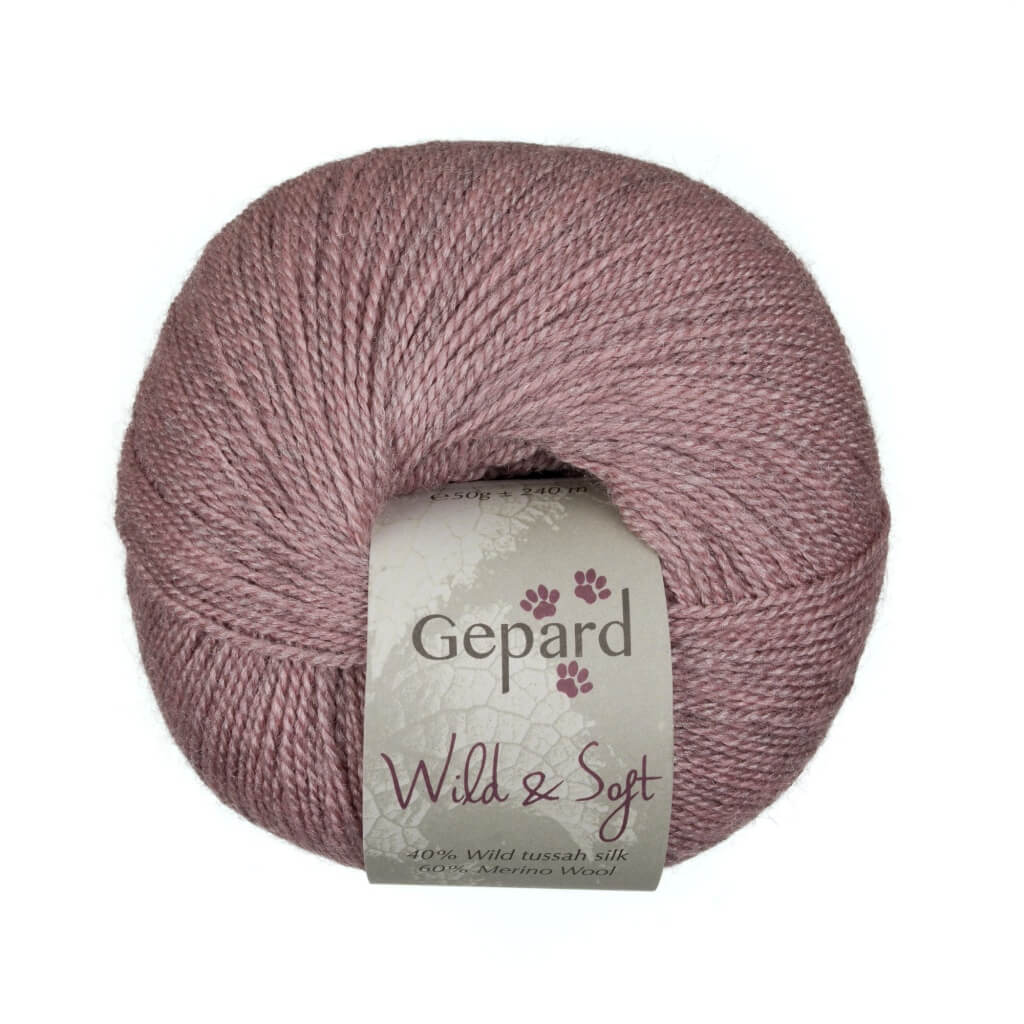 Gepard Wild &amp; Soft, Farbe 422 – Heather Rose – Merino und Seide bei Lieblingsgarn