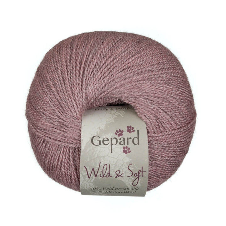 Gepard Wild &amp; Soft, Farbe 422 – Heather Rose – Merino und Seide bei Lieblingsgarn