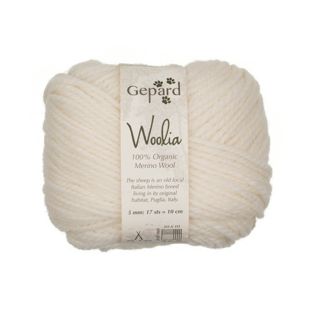 Gepard Woolia, Farbe 101 – Cream – Merino bei Lieblingsgarn