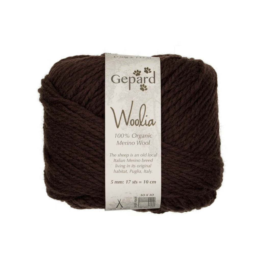 Gepard Woolia, Farbe 190 – Coffee – Merino bei Lieblingsgarn