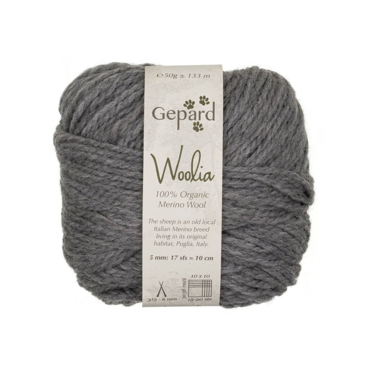 Gepard Woolia, Farbe 5400 – Grey Melange – Merino bei Lieblingsgarn