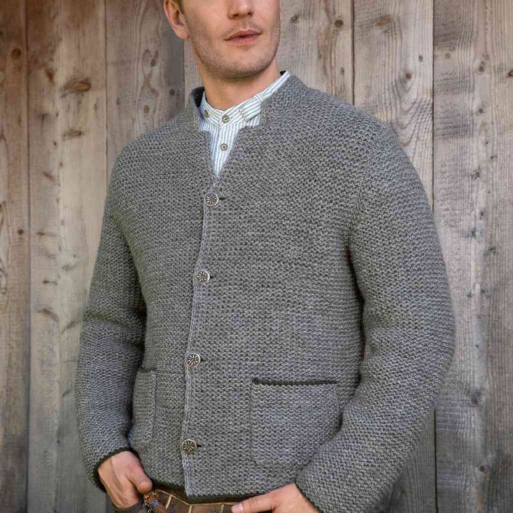 Lana Grossa Pattern Jacke Modell 6 Herrenjacke Strickanleitung - Lana Grossa (Heft) bei bei bei bei Lieblingsgarn
