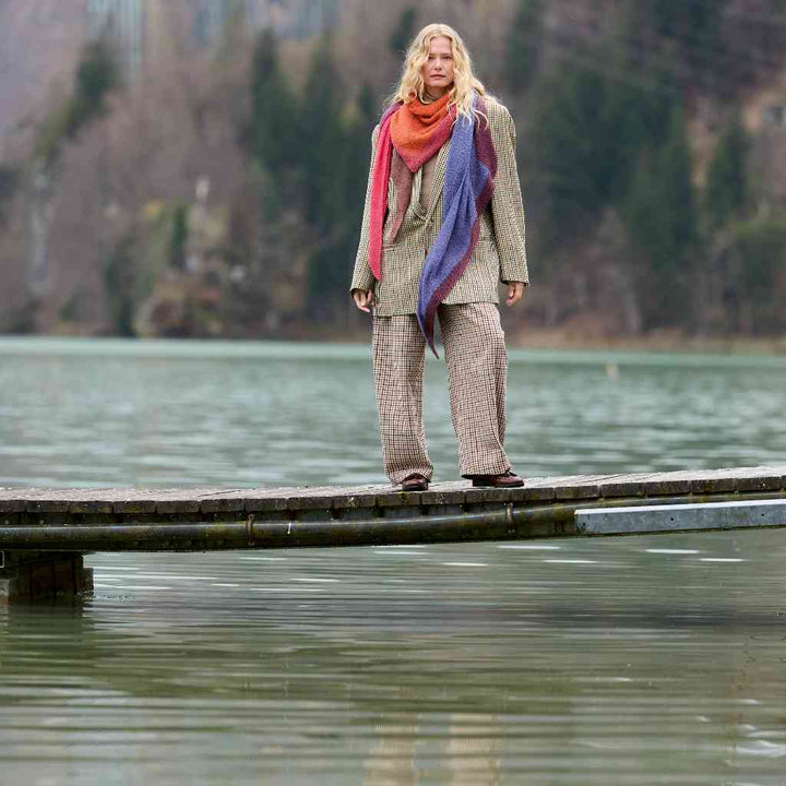 Lana Grossa Pattern Tuch Modell 9 Strickanleitung - Lana Grossa (Heft) bei bei bei bei Lieblingsgarn