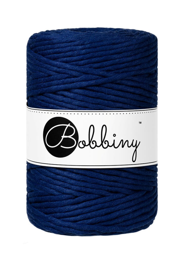 Bobbiny Ink Blue Bobbiny Makramee Garn 5 mm x 100 m Lieblingsgarn