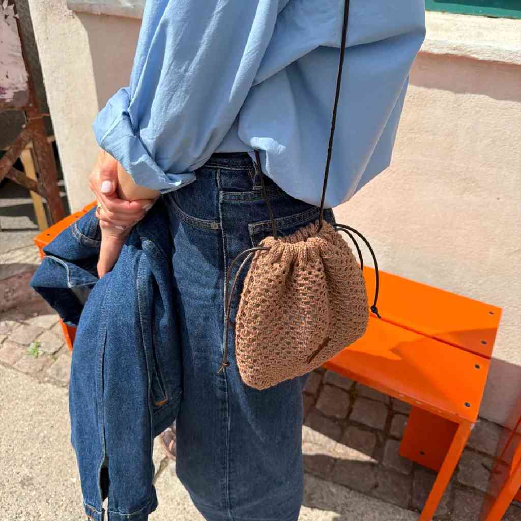 PetiteKnit Pattern PetiteKnit Juno Satchel Tasche Strickanleitung (Heft) bei bei bei bei Lieblingsgarn