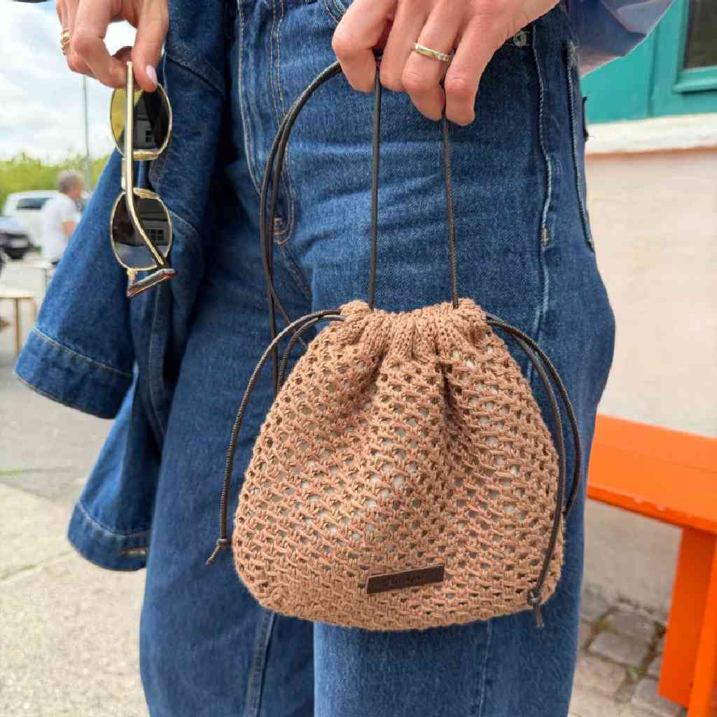 PetiteKnit Pattern PetiteKnit Juno Satchel Tasche Strickanleitung (Heft) bei bei bei bei Lieblingsgarn