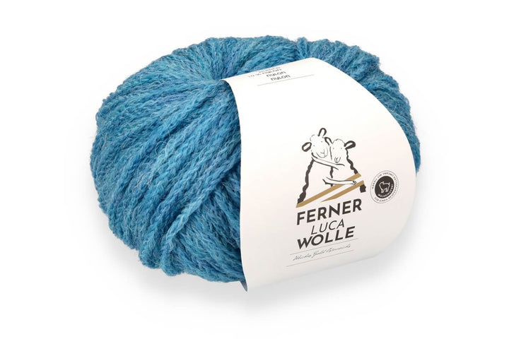 Ferner Wolle Luca, Farbe LC20 blau – Alpaka, Merino und Synthetik bei Lieblingsgarn