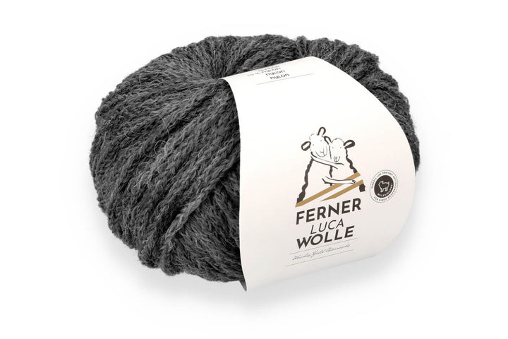 Ferner Wolle Luca, Farbe LC2 dunkelgrau – Alpaka, Merino und Synthetik bei Lieblingsgarn