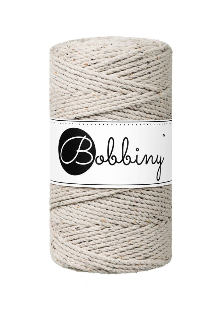 Bobbiny Makramee Garn 3mm gedreht, Farbe Leopard – Baumwolle bei Lieblingsgarn