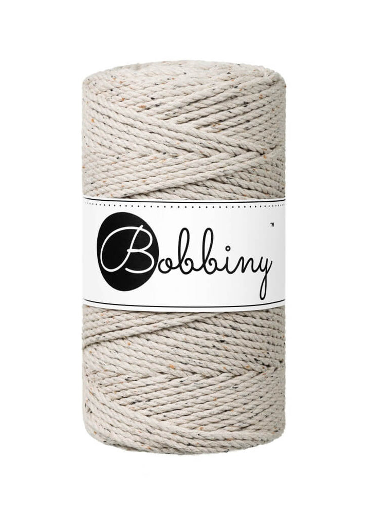 Bobbiny Makramee Garn 3mm gedreht, Farbe Leopard – Baumwolle bei Lieblingsgarn