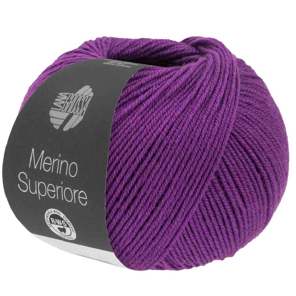 Lana Grossa Merino Superiore, Farbe 52 Rotviolett – Merino und Schurwolle bei Lieblingsgarn