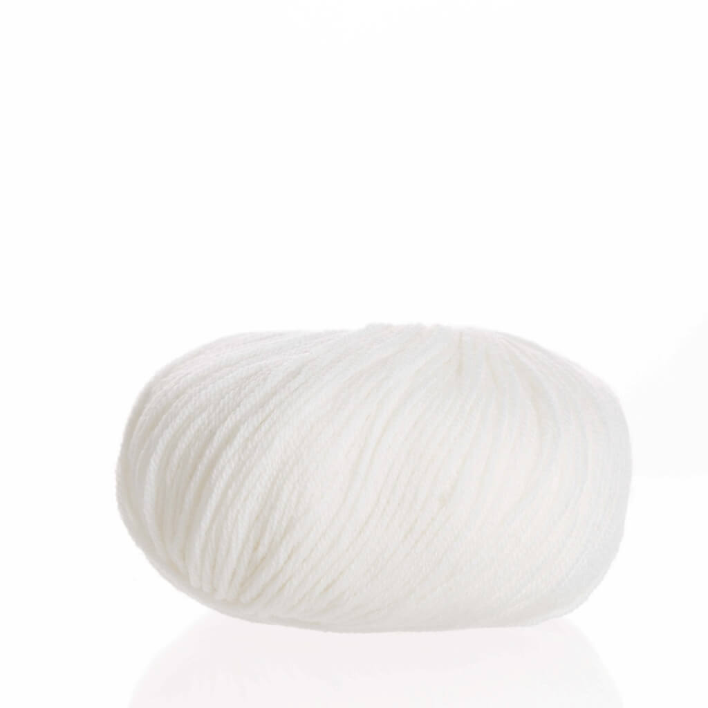 Ferner Wolle Merino 160, Farbe 400 reinweiß – Merino bei Lieblingsgarn