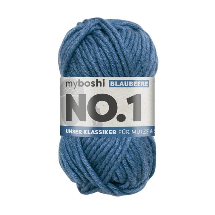 myboshi No.1, Farbe Blaubeere – Merino und Synthetik bei Lieblingsgarn